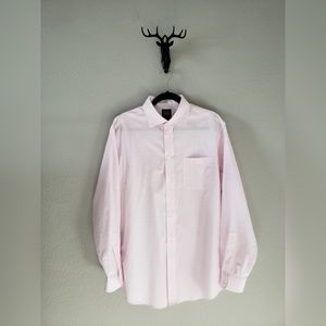 Jos. A. Bank Pink Check Dress Shirt